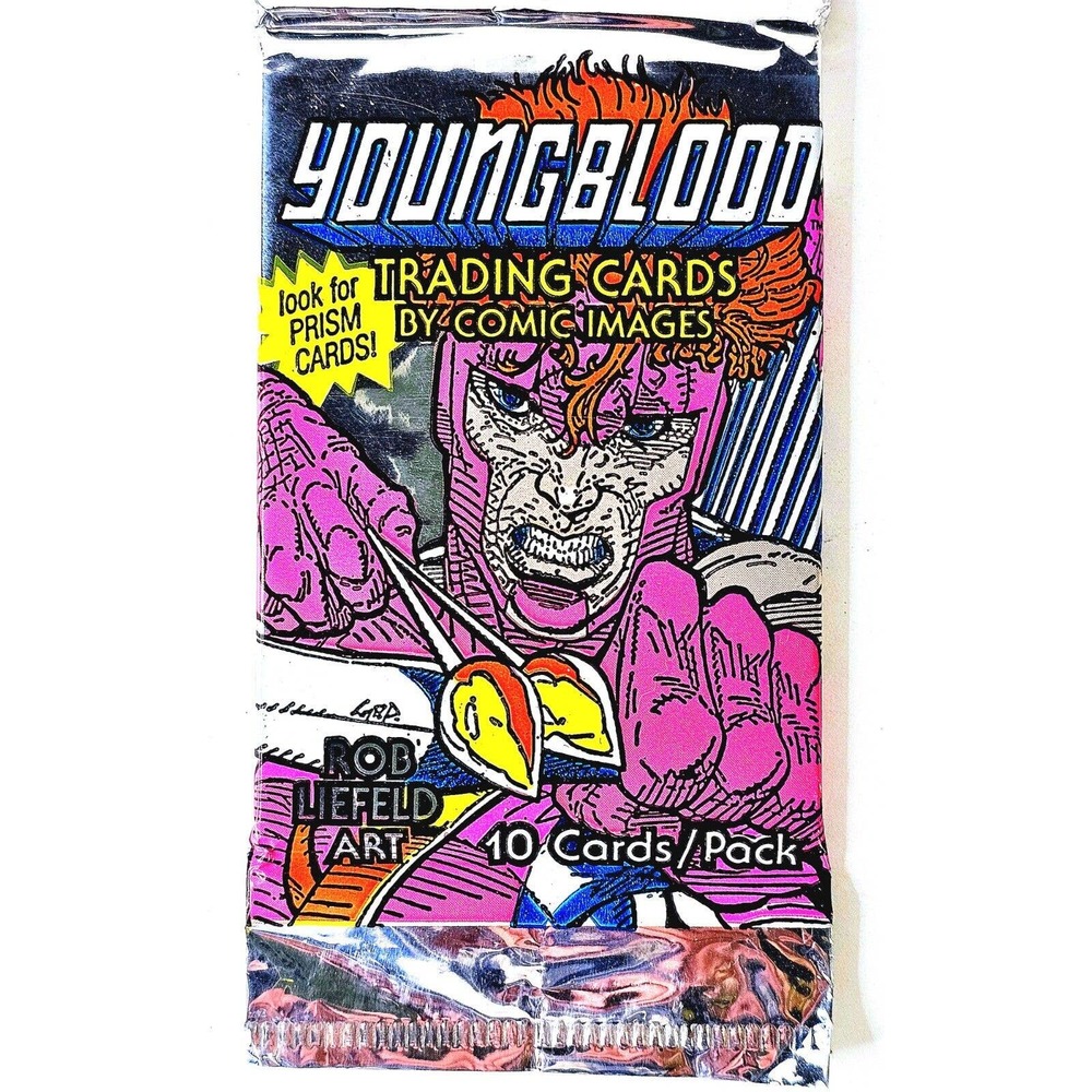 YOUNGBLOOD Comic Images Trading Cards Rob Liefeld Art 10 Card Pack 1992 Sealed